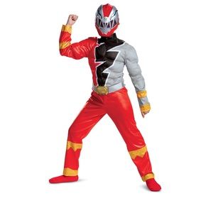 Power Rangers Red Ranger Dino Fury Classic Muscle Child Halloween Costume
